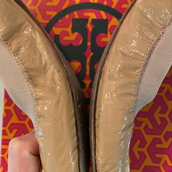Tory Burch Reva style patent leather ballet flats - Picture 5 of 11